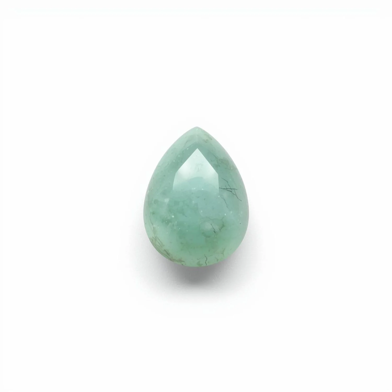 Amazonite 10PC Tiny 3x5 MM Pear Cabochon Green Luster semi Precious Loose Gems