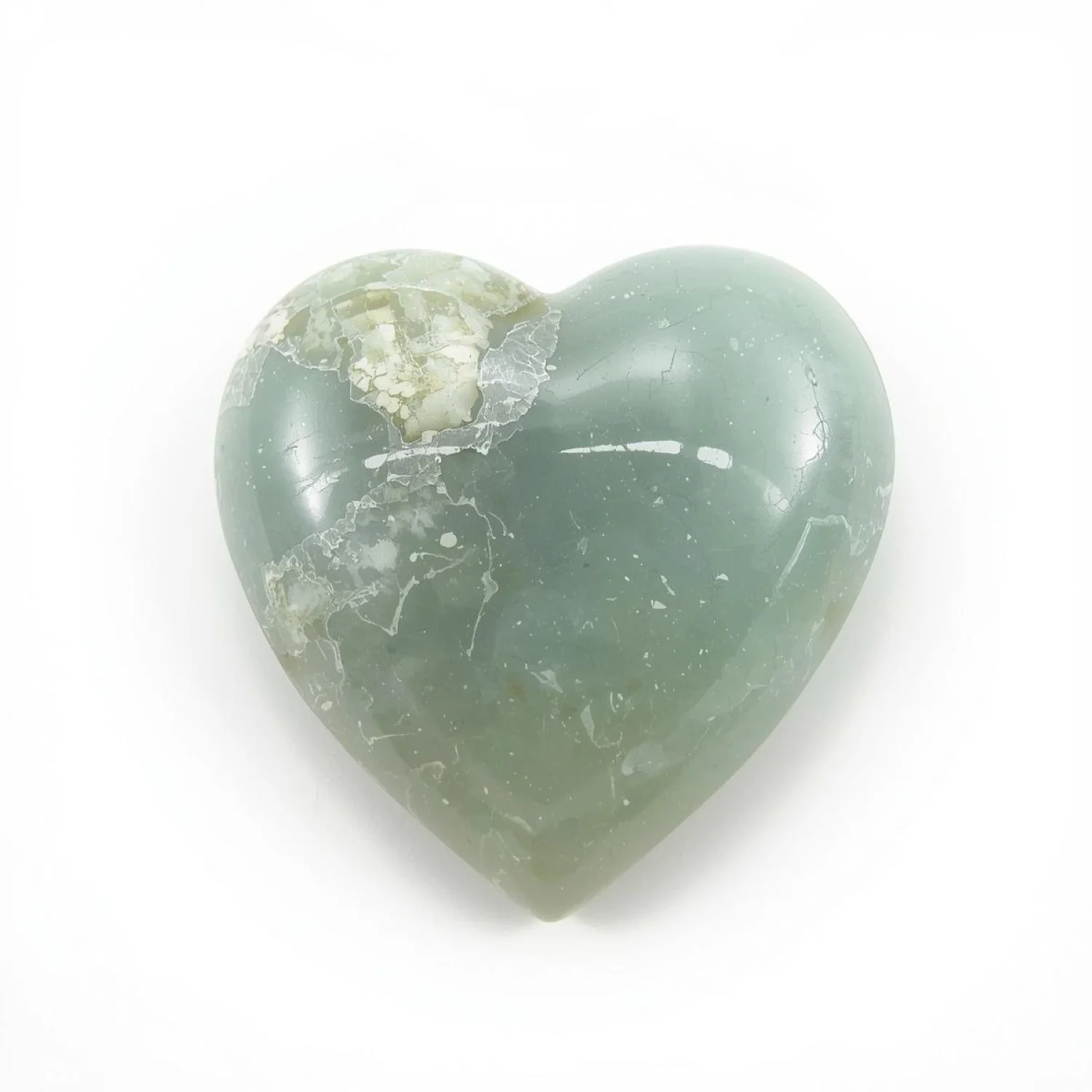 Amazonite 1PC Large 11x11 MM Heart Cabochon Green Genuine semi Precious Loose Gems - Image 2