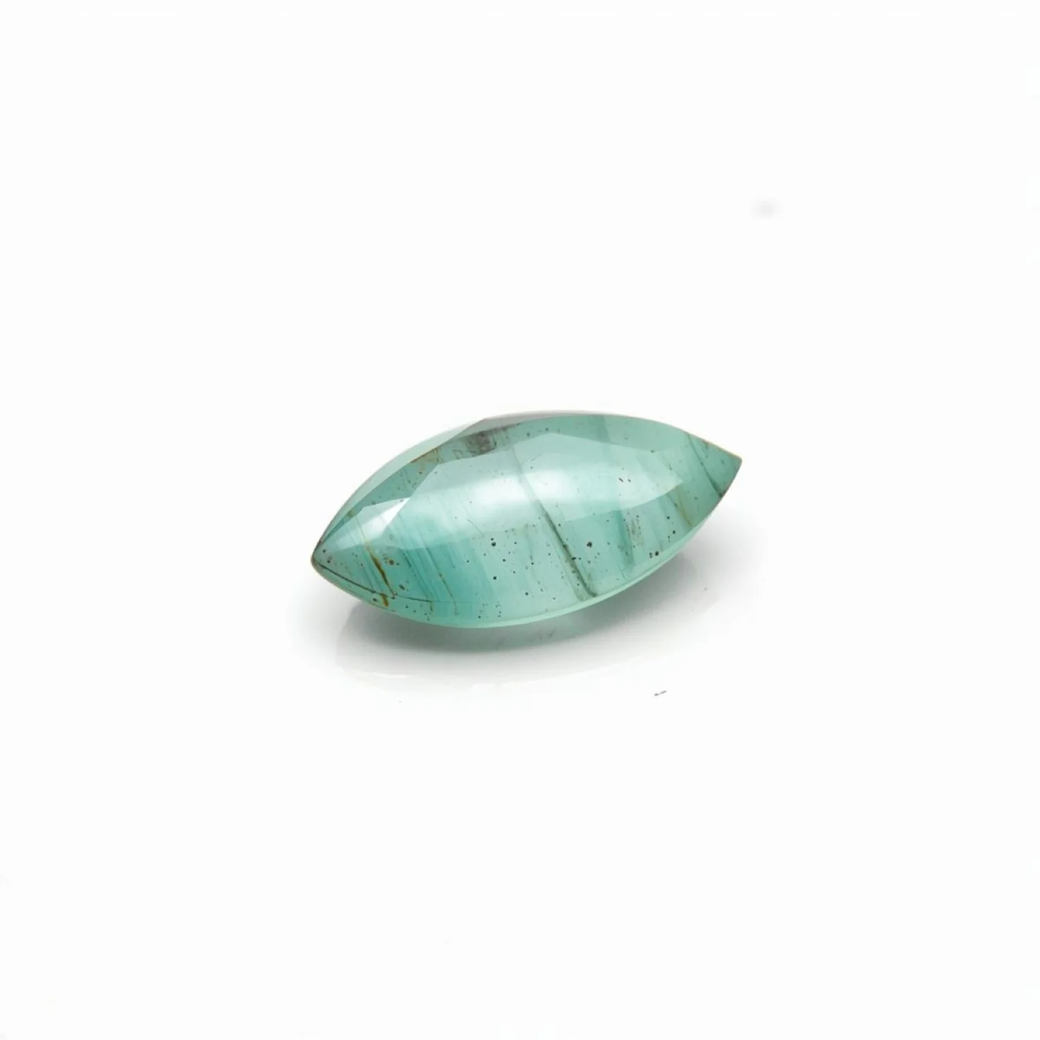 Amazonite 1PC Small 6x12 MM Marquise Cabochon Green Polished semi Precious Loose Gems - Image 2