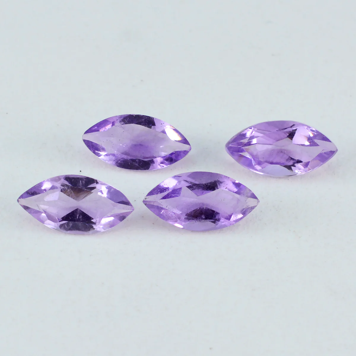 Amethyst 10PC Tiny 2.5x5 MM Marquise Faceted Purple High-Quality Semi Precious Loose Gemstones - Image 3