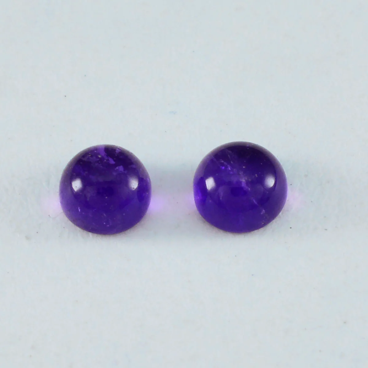 Amethyst 10PC Tiny 5x5 MM Round Cabochon Purple Genuine semi Precious Precious Gemstone - Image 4