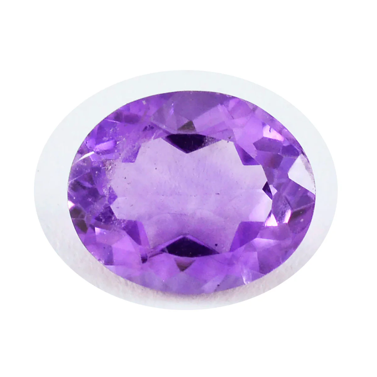 Amethyst 1PC Chunky 13x18 MM Oval Faceted Purple Pure Semi Precious Loose Gems - Image 4