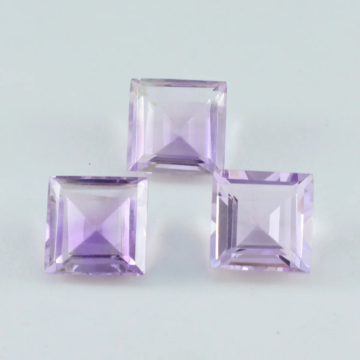 Amethyst 1PC Chunky 15x15 MM Square Faceted Purple Superior Semi Precious Gems - Image 3