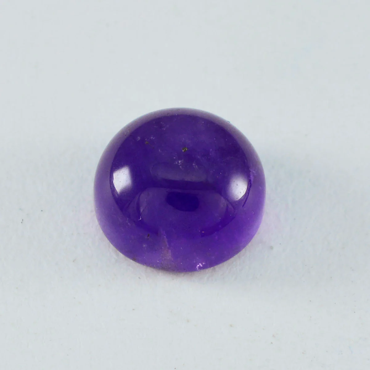 Amethyst 1PC Large 10x10 MM Round Cabochon Purple Sparkling semi Precious Semi Precious Gemstone - Image 4