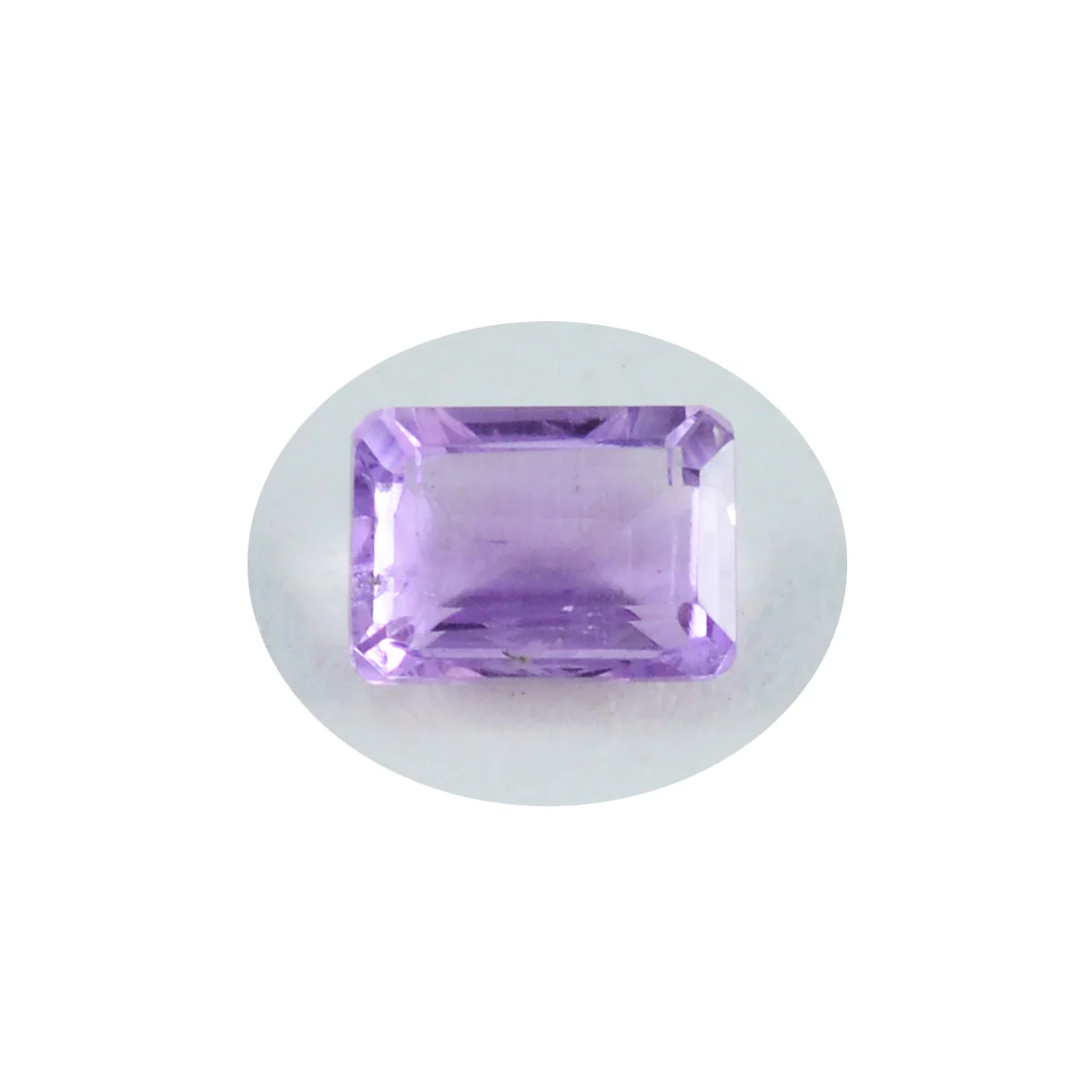 Amethyst 1PC Large 10x14 MM Emerald Faceted Purple Polished Semi Precious Loose Gemstones - Image 3