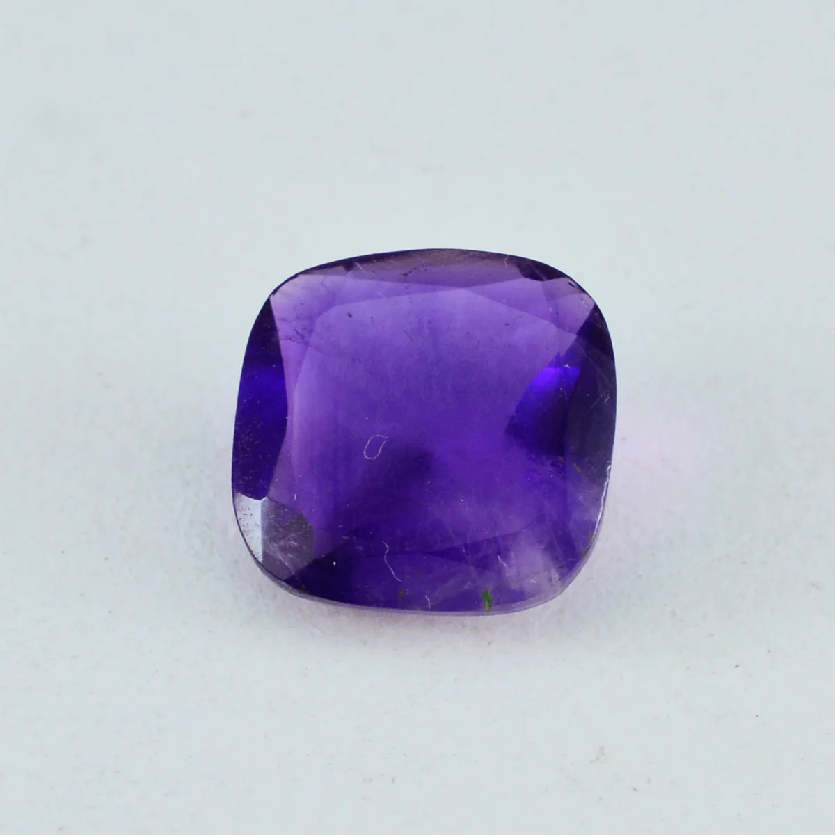 Amethyst 1PC Large 11x11 MM Cushion Faceted Purple Fine Semi Precious Gems - Image 3