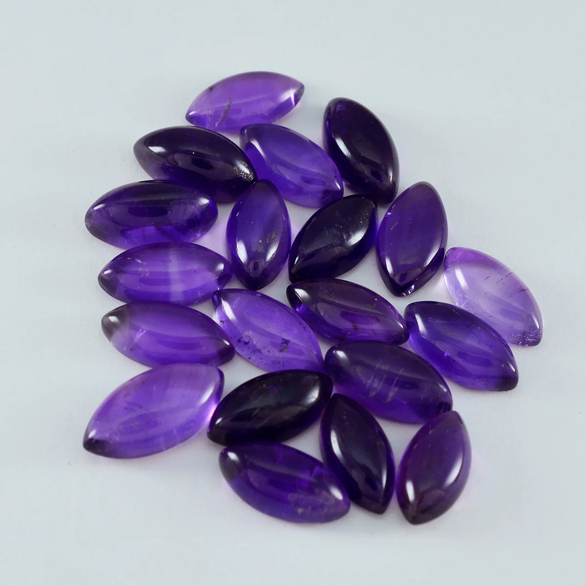 Amethyst 1PC Large 8x16 MM Marquise Cabochon Purple Genuine semi Precious Loose Gemstones - Image 4