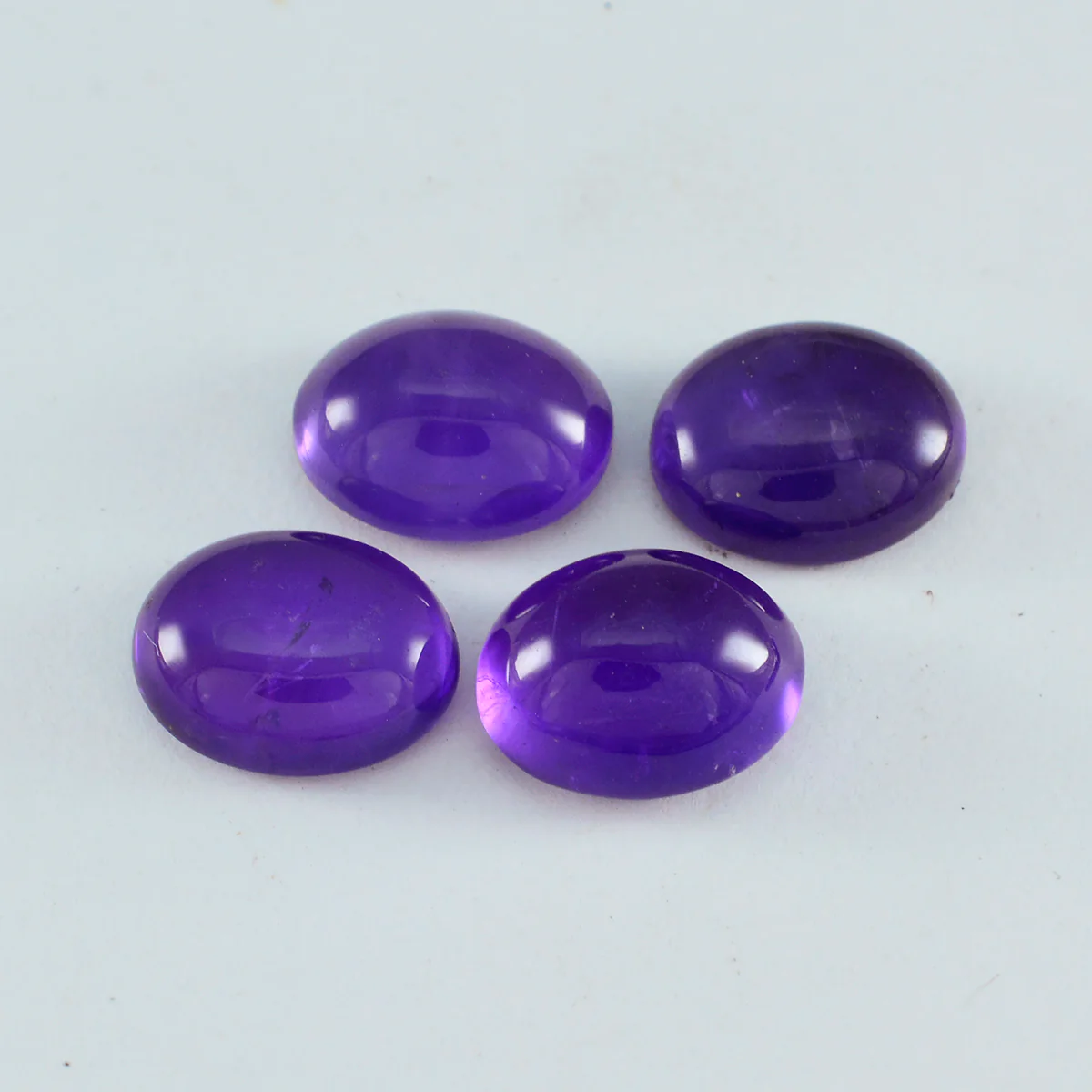 Amethyst 1PC Medium 8x10 MM Oval Cabochon Purple Pure semi Precious Loose Gems - Image 3