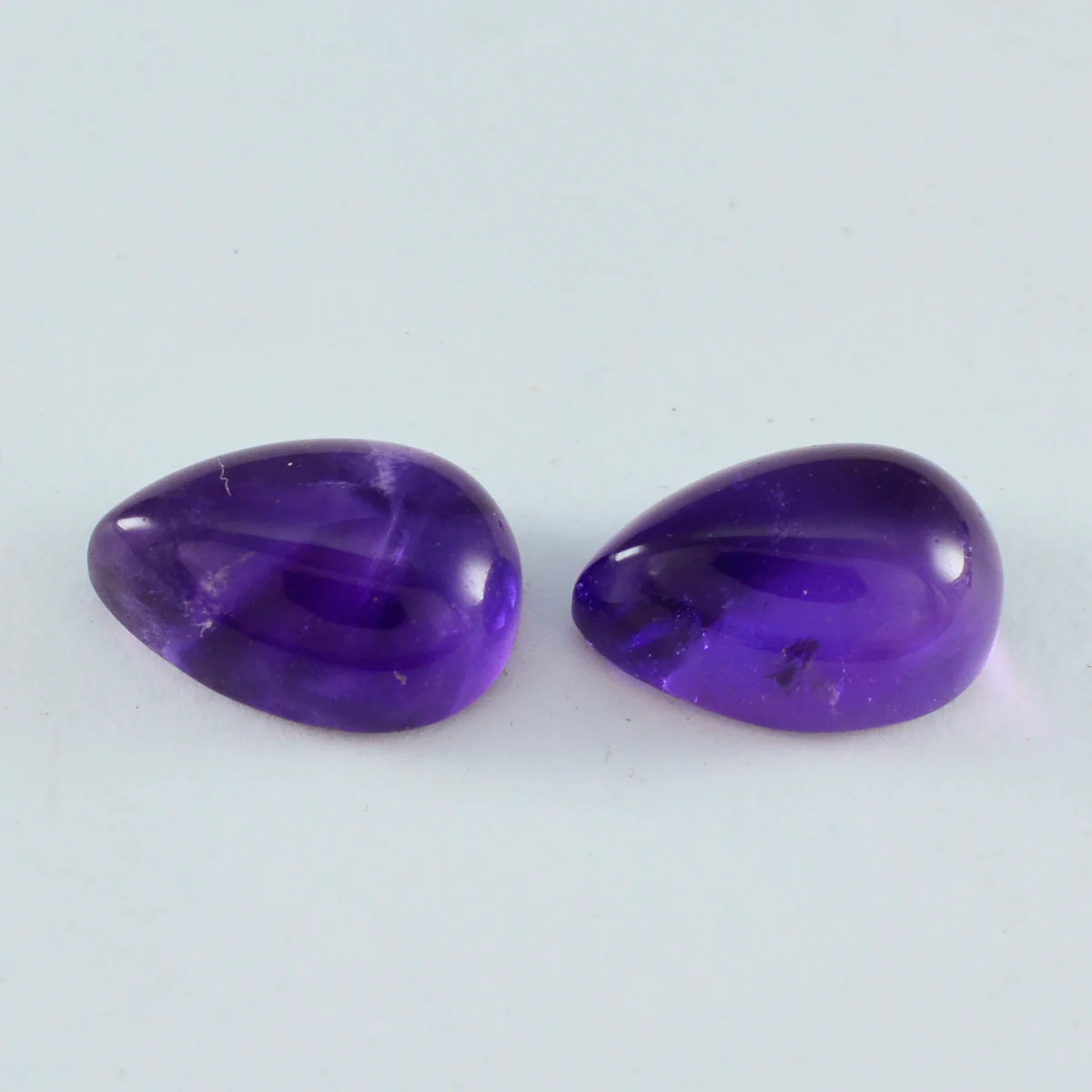 Amethyst 1PC Medium 8x10 MM Pear Cabochon Purple High-Quality semi Precious Loose Gems