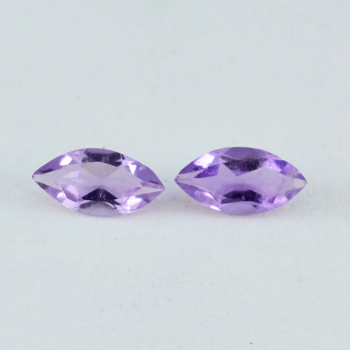 Amethyst 1PC Small 5x10 MM Marquise Faceted Purple Superior Semi Precious Loose Gemstone - Image 3