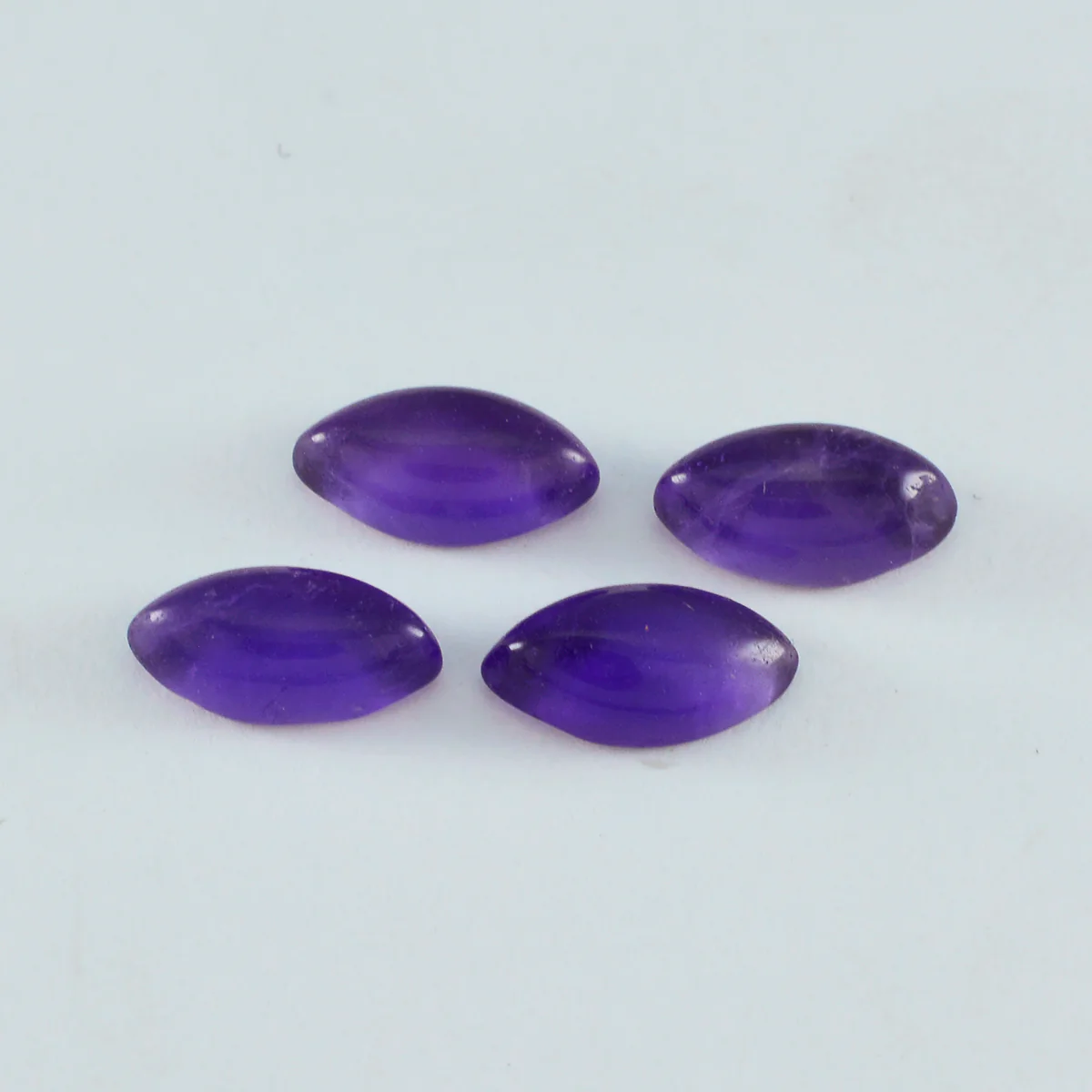 Amethyst 1PC Small 6x12 MM Marquise  Cabochon Purple High-Quality semi Precious Loose Gems - Image 4