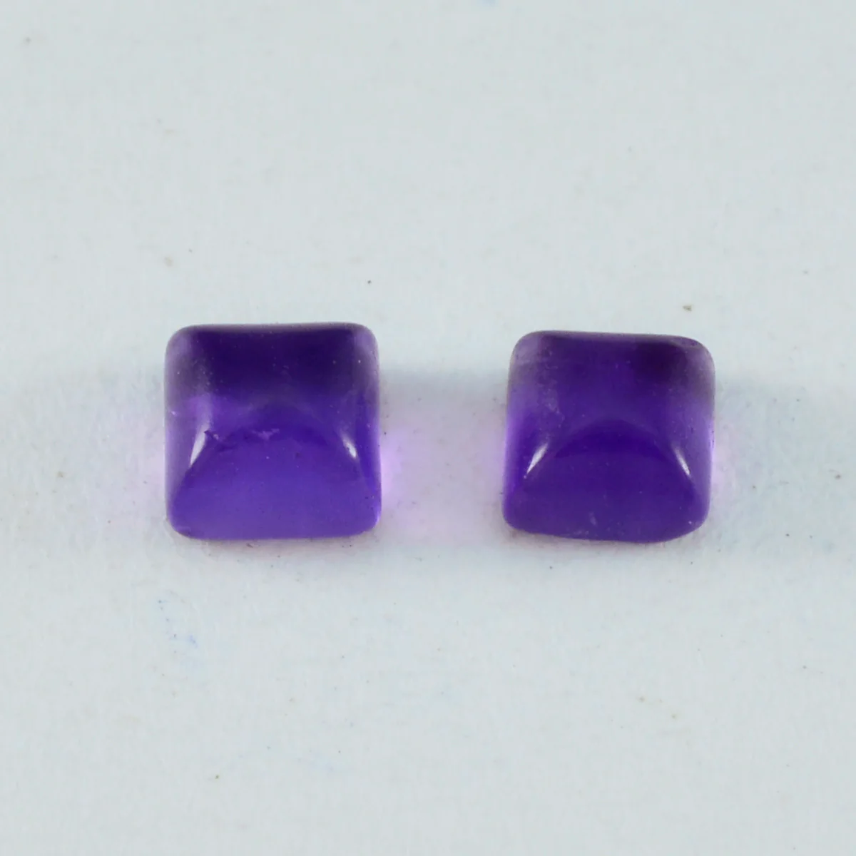 Amethyst 1PC Small 7x7 MM Square Cabochon Purple Fine semi Precious Gems - Image 4
