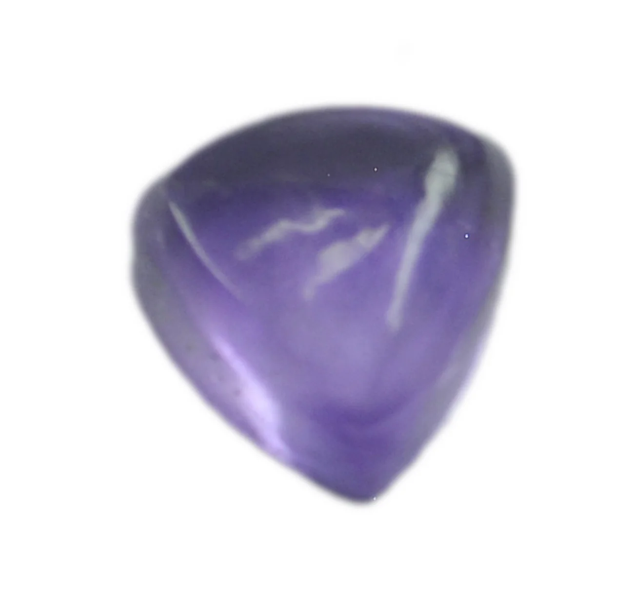 Amethyst 1PC Small 7x7 MM Triangle Cabochon Purple Pure semi Precious Precious Gemstone - Image 3