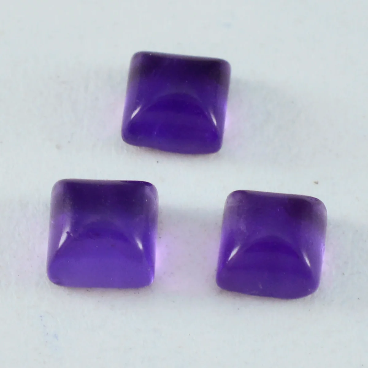 Amethyst 1PC Small 8x8 MM Square Cabochon Purple High-Quality semi Precious Loose Gems - Image 4