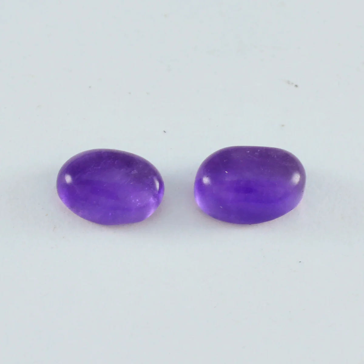 Amethyst 1PC Tiny 5x7 MM Oval Cabochon Purple Fine semi Precious Loose Gemstone - Image 4