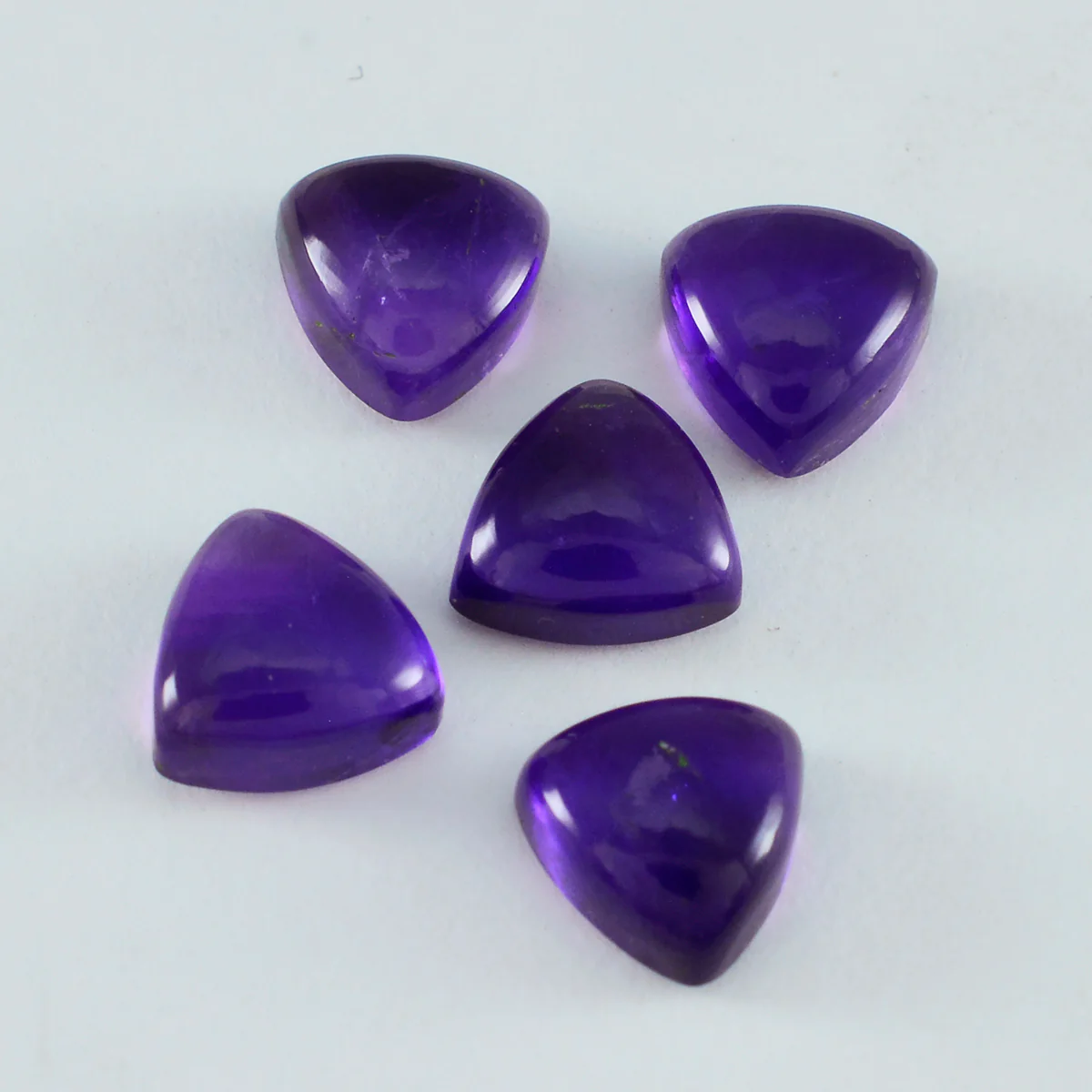 Amethyst 1PC Tiny 6x6 MM Triangle Cabochon Purple Superior semi Precious Semi Precious Gemstone - Image 4