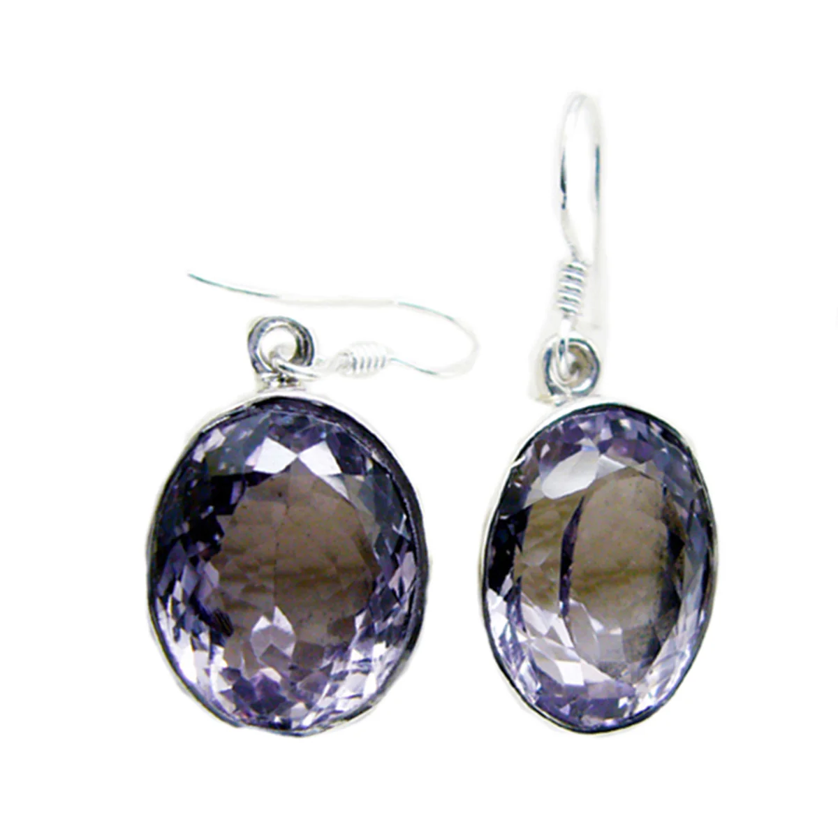 Amethyst American Aria multiple Dangle Purple 92.5 Silver Earring