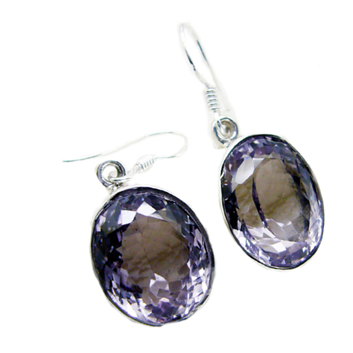 Amethyst American Aria multiple Dangle Purple 92.5 Silver Earring - Image 3