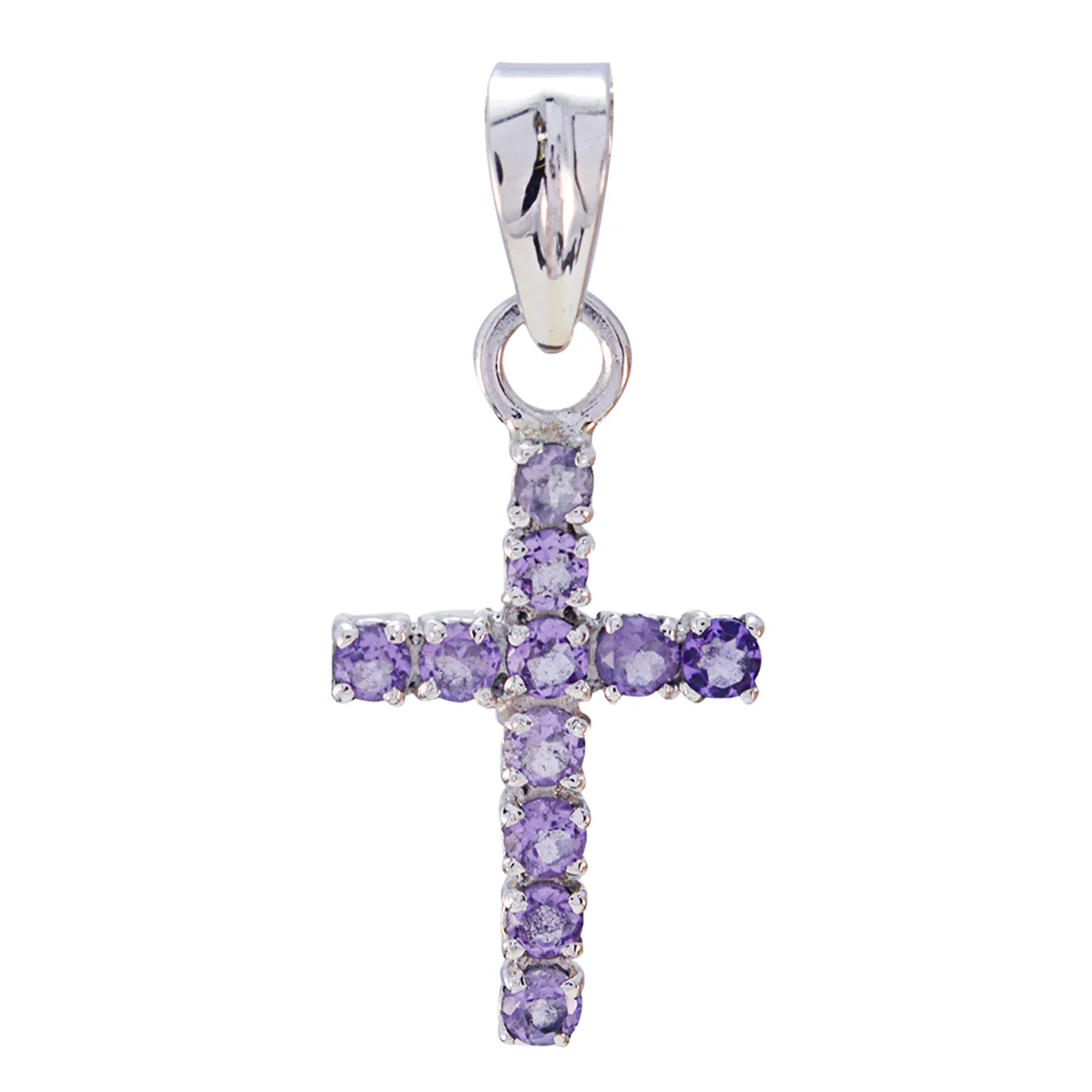 Amethyst Delicate Latin American 92.5 Silver multiple Autumn Love Purple Pendant Jewellery - Image 2