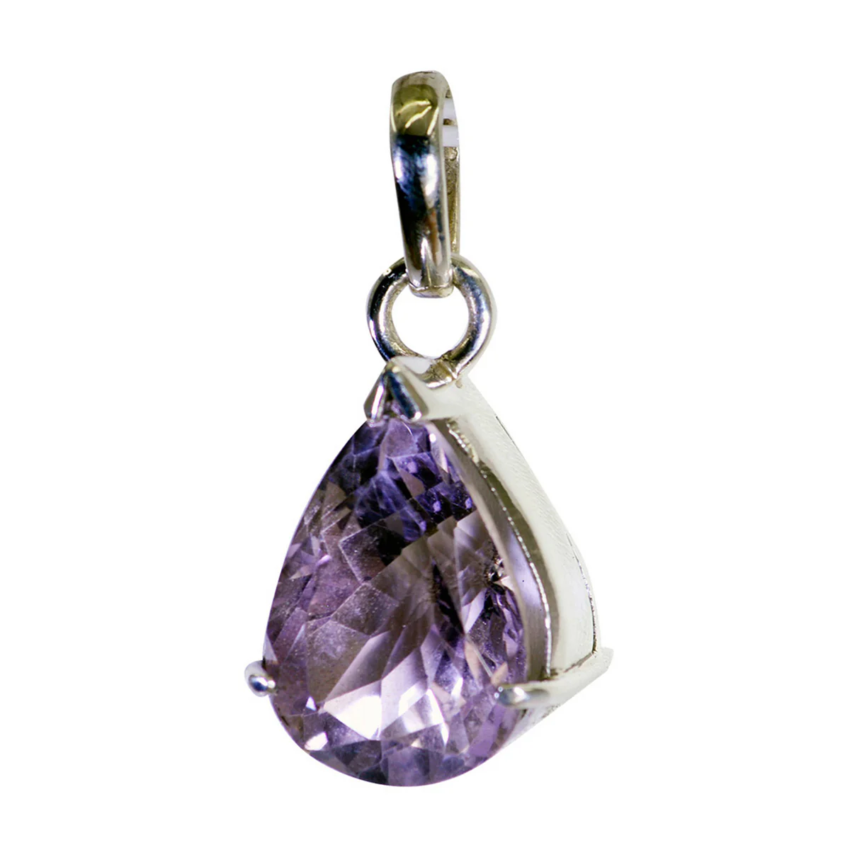 Amethyst Eye-catching Spanish 925 Silver Solitaire Teresa Luxurious Purple Pendant Jewelry
