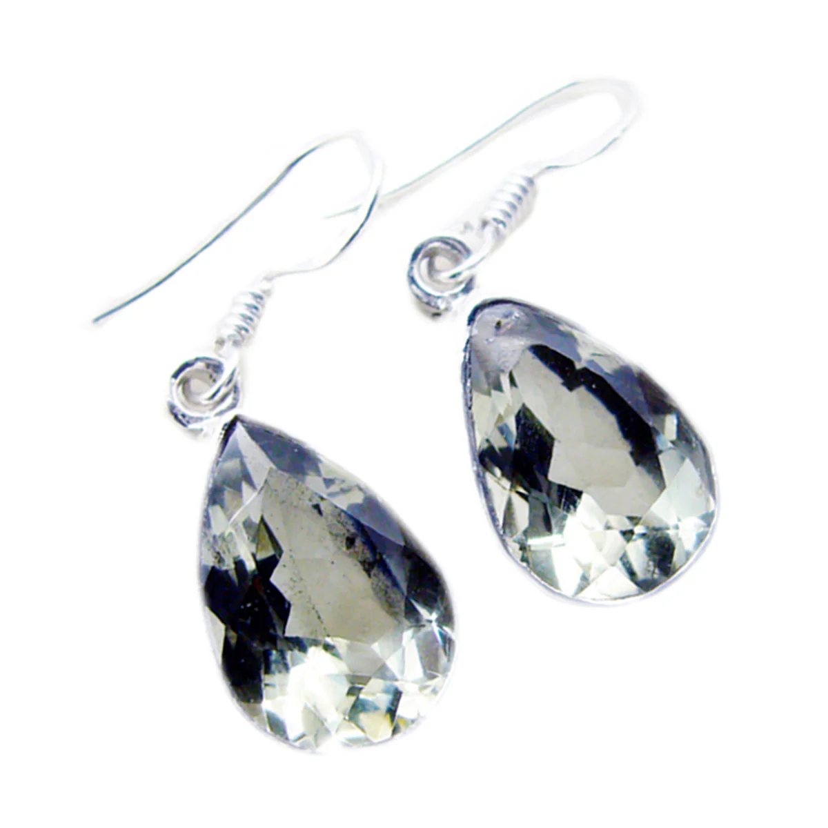 Amethyst Moroccan Hina multiple Dangle Purple Silver Earring - Image 3
