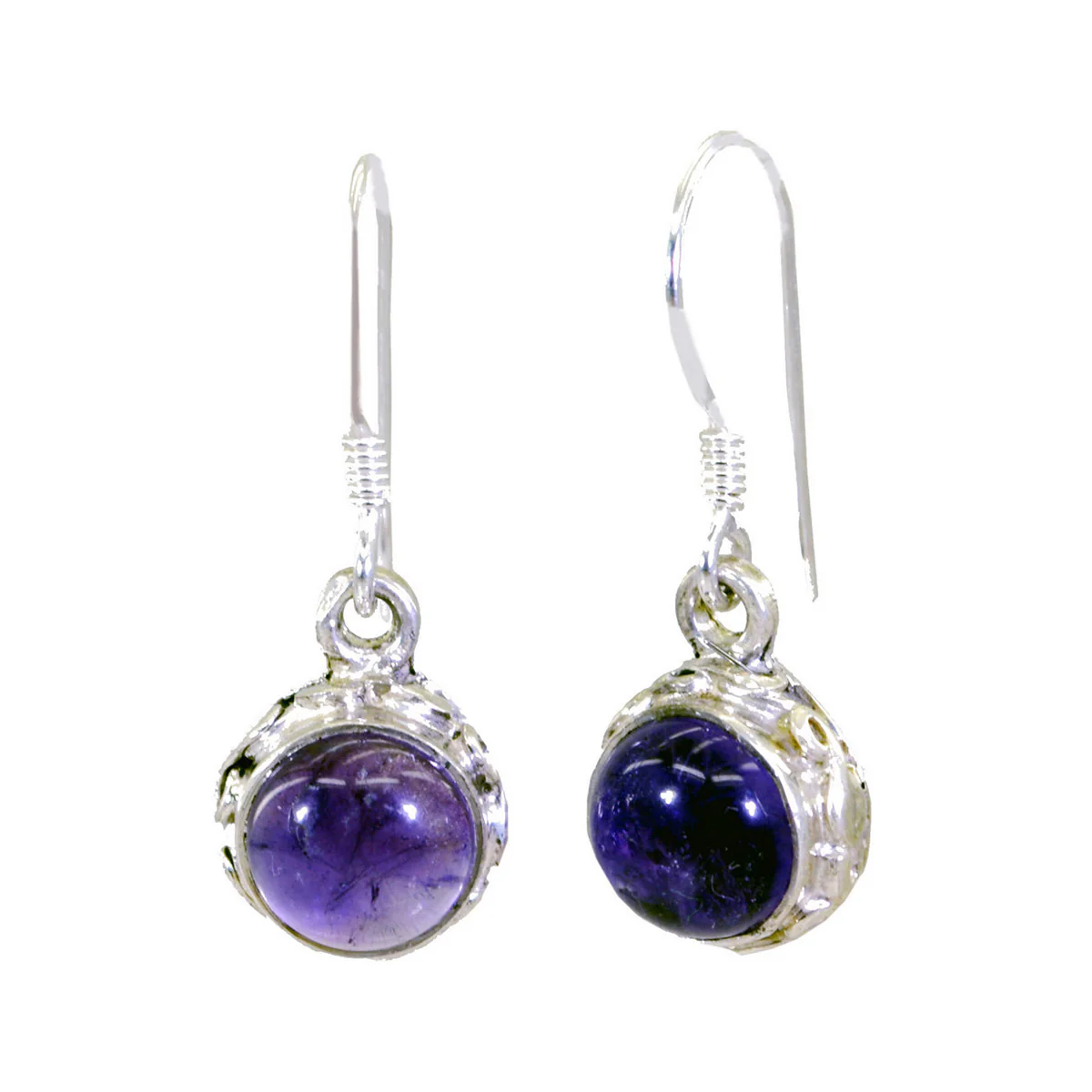 Amethyst Moroccan Soo-jin multiple Dangle Purple 925 Sterling Silver Earring