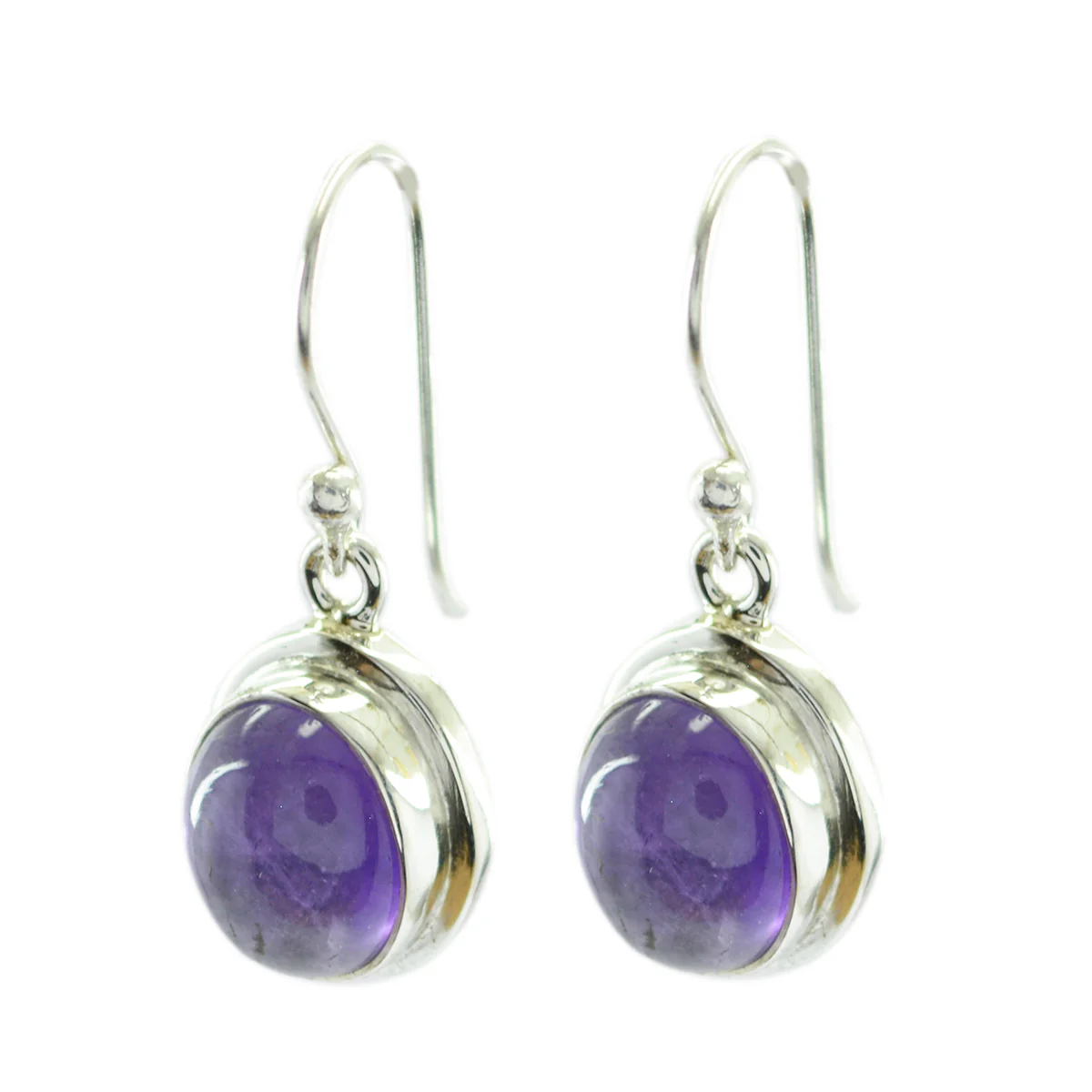 Amethyst Russian Seo-yeon multiple Dangle Purple Sterling Silver Earring
