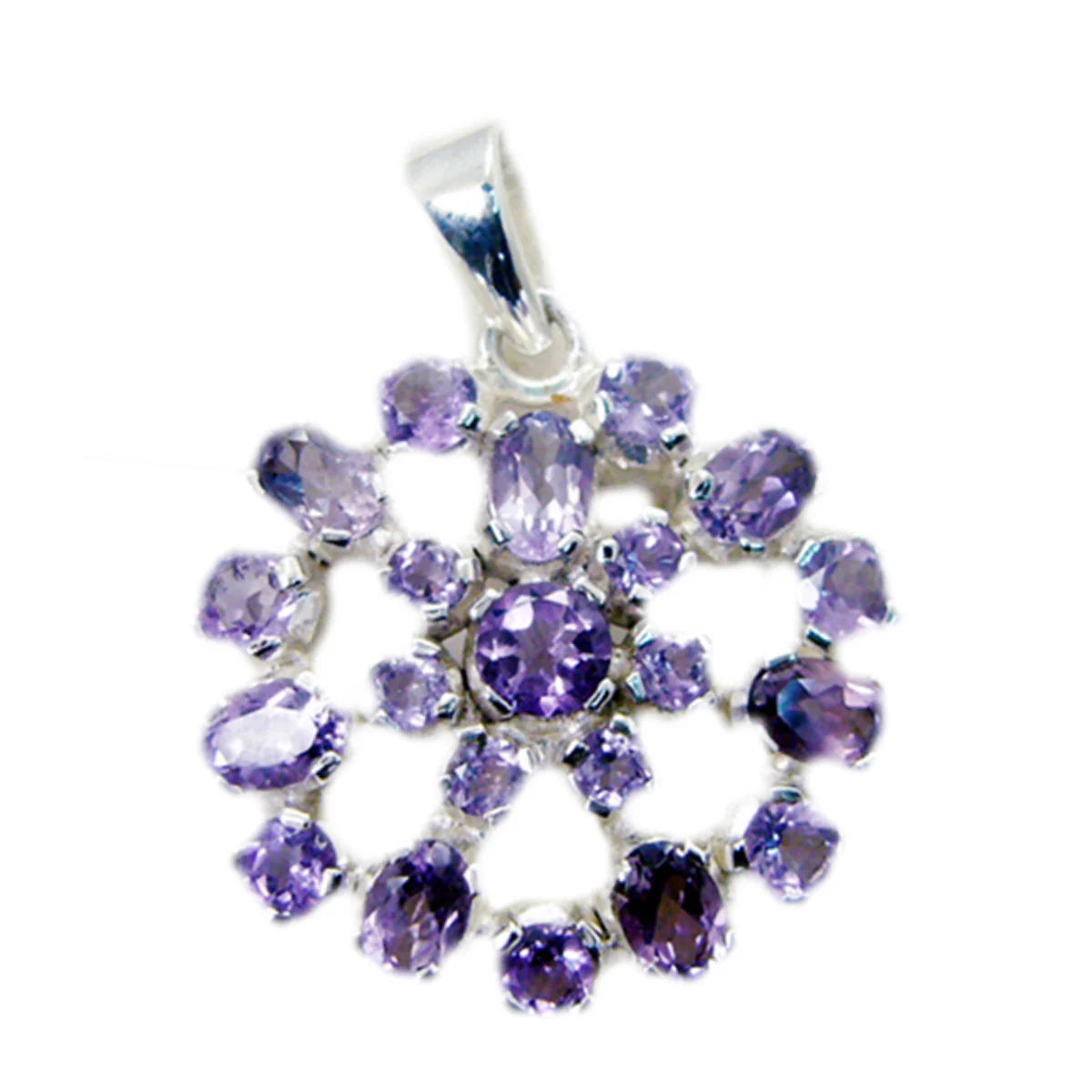 Amethyst Statement Mexican 925 Silver multiple Julieta Armor Purple Pendant Jewelry - Image 2