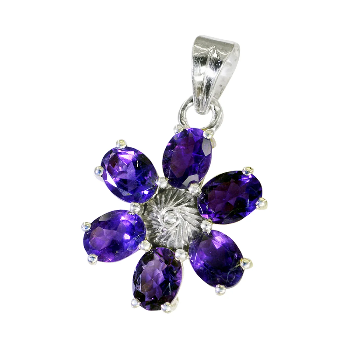 Amethyst Tiny American 925 Silver multiple Isabelle Sophisticated Purple Pendant Jewelry - Image 2