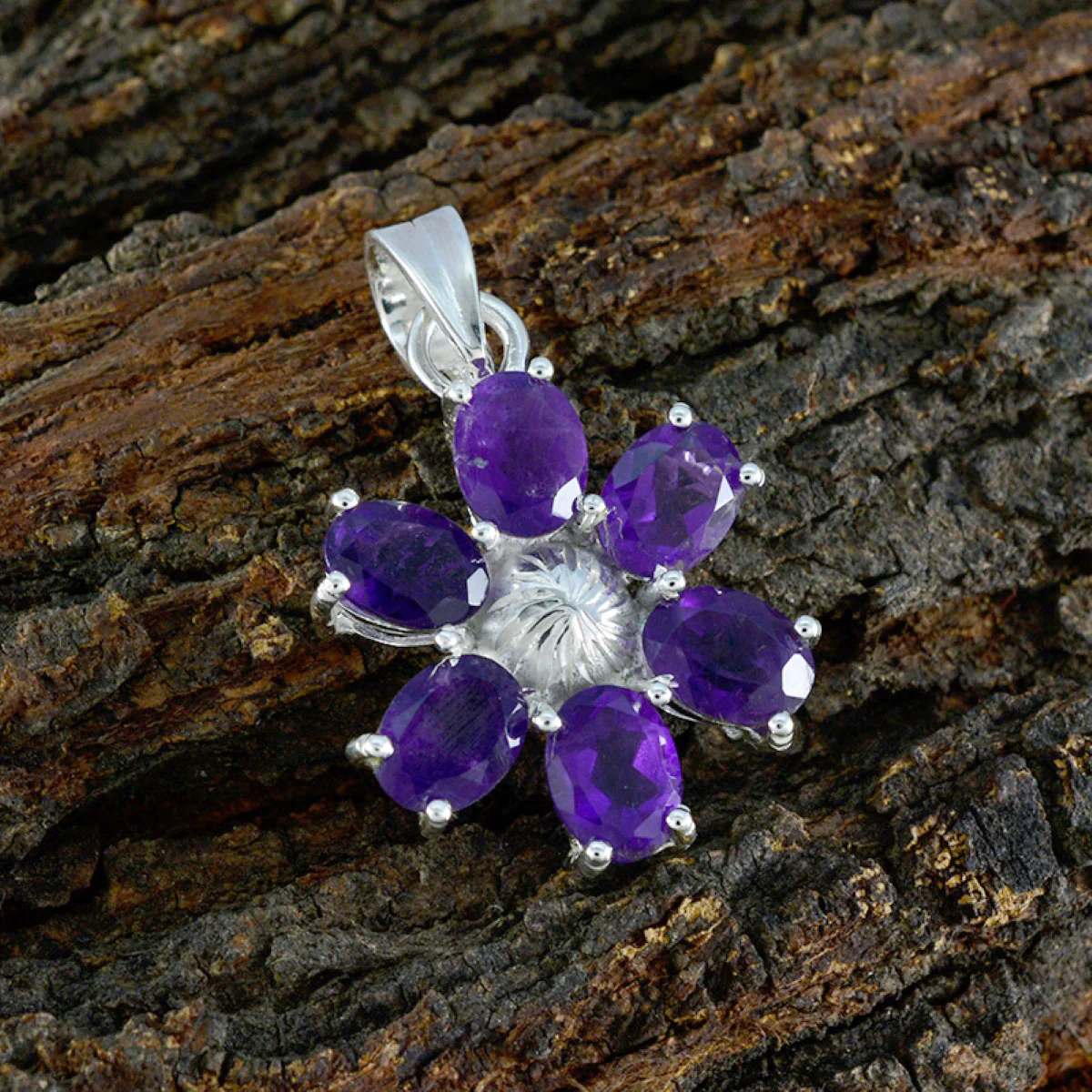 Amethyst Tiny American 925 Silver multiple Isabelle Sophisticated Purple Pendant Jewelry - Image 3
