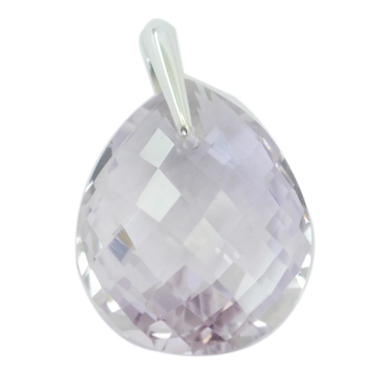 Amethyst Tiny American Sterling Silver Solitaire Katharina Heart Purple Pendant Jewellery - Image 2