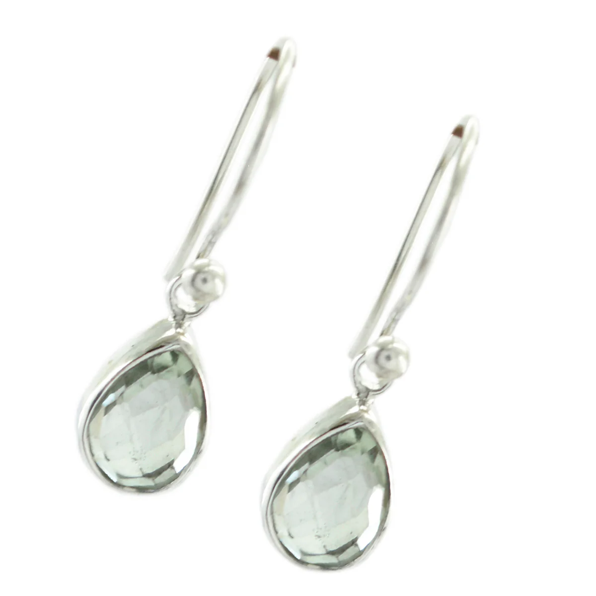 Amethyst Turkish Jiwoo multiple Dangle Purple 925 Sterling Silver Earring - Image 2