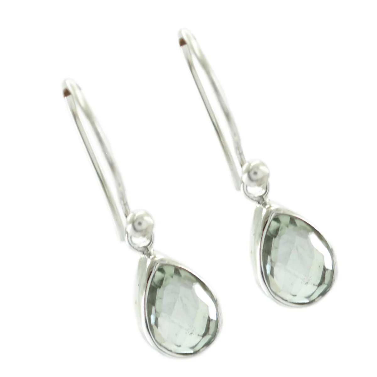 Amethyst Turkish Jiwoo multiple Dangle Purple 925 Sterling Silver Earring - Image 3