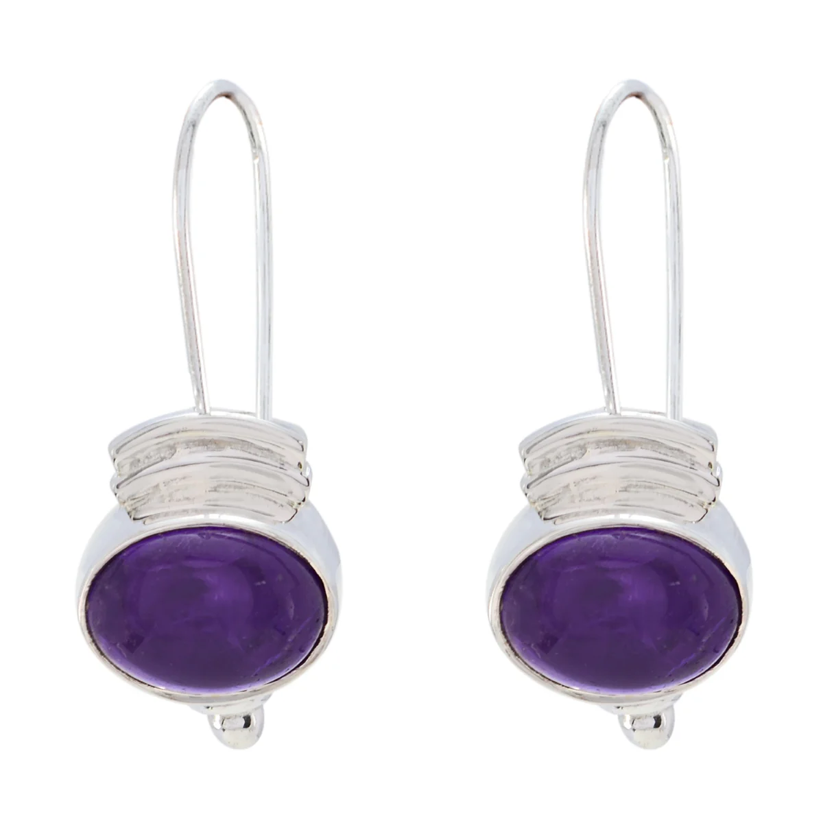 Amethyst Turkish Yuki multiple Dangle Purple 925 Sterling Silver Earring