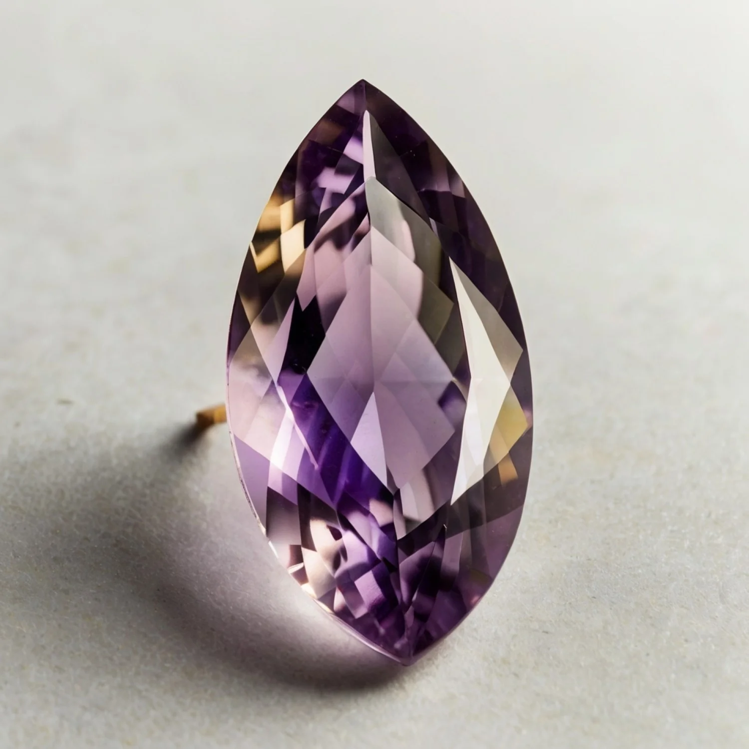 Ametrine 1PC Tiny 3x6 MM Marquise Faceted Multicolor Luster Semi Precious Loose Gems