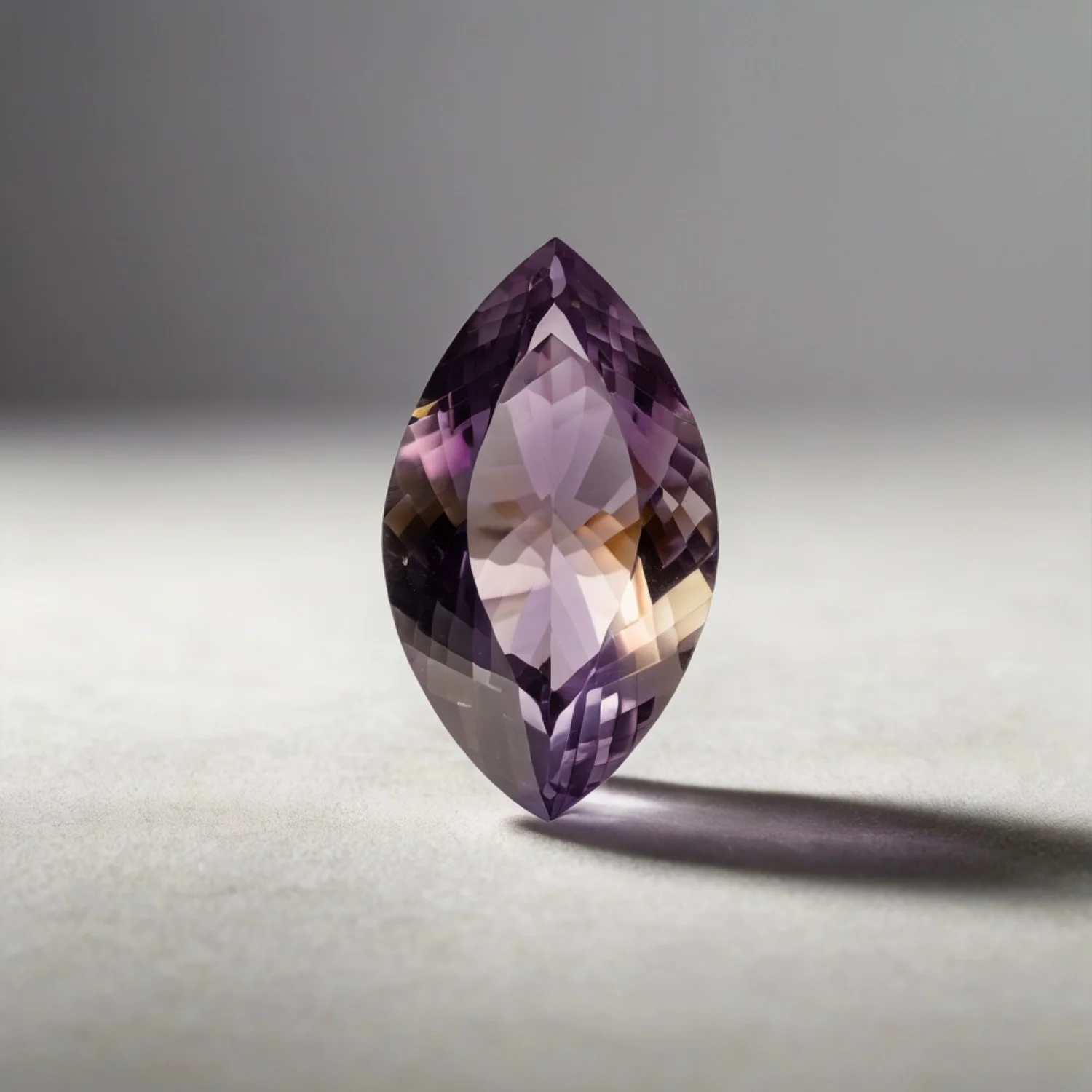 Ametrine 1PC Tiny 3x6 MM Marquise Faceted Multicolor Luster Semi Precious Loose Gems - Image 2