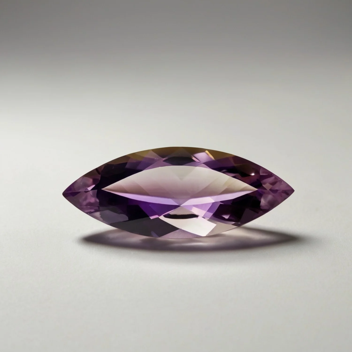 Ametrine 1PC Tiny 4x8 MM Marquise Faceted Multicolor Lustrous Semi Precious Loose Gemstone