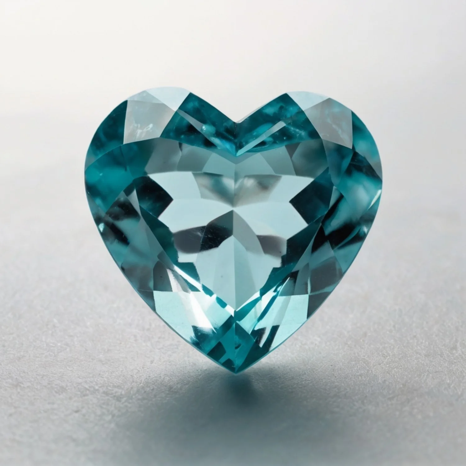 Aquamarine 10PC Tiny 4x4 MM Heart Faceted Blue Brilliant Semi Precious Loose Gems
