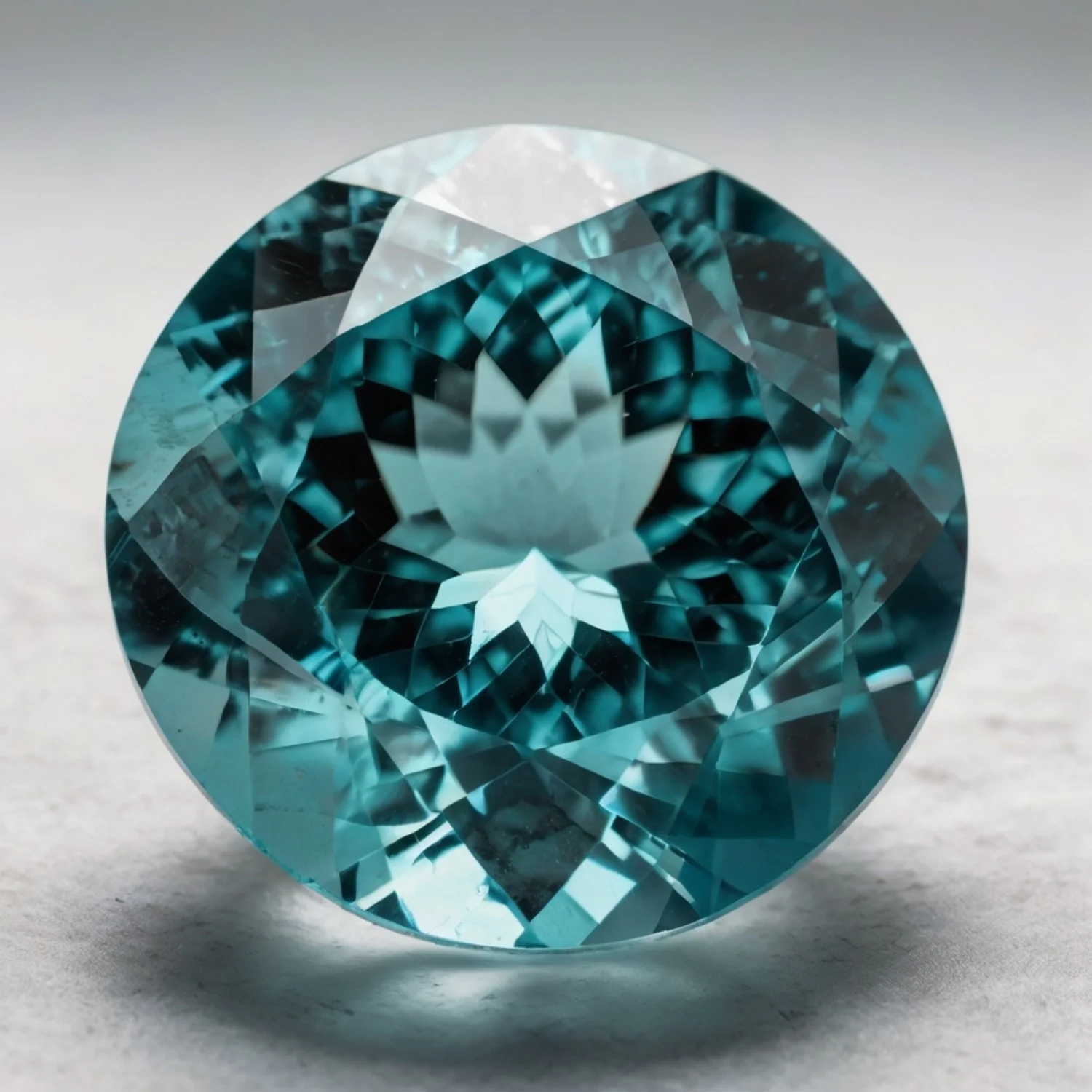 Aquamarine 1PC Chunky 16x16 MM Round Faceted Blue Pure Semi Precious Loose Gems - Image 2