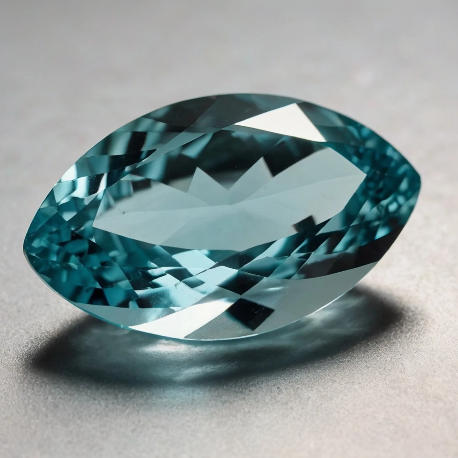 Aquamarine 1PC Small 6x12 MM Marquise Faceted Blue Polished Semi Precious Loose Gems