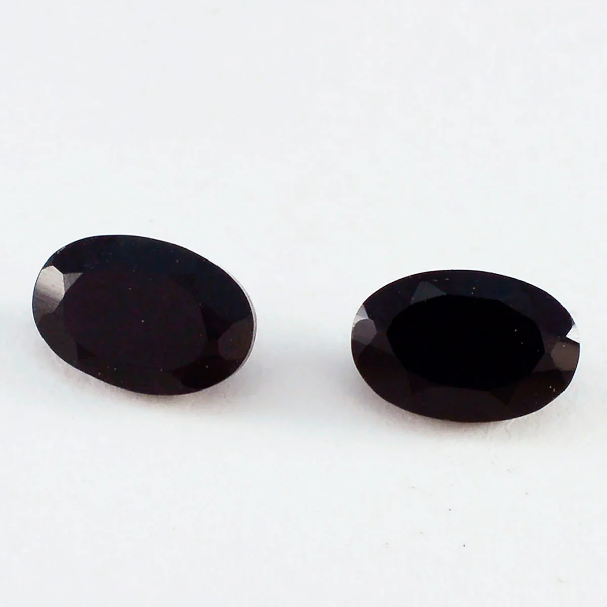 Black Onyx 1PC Chunky 12x16 MM Oval Faceted Black Brilliant Semi Precious Loose Gems