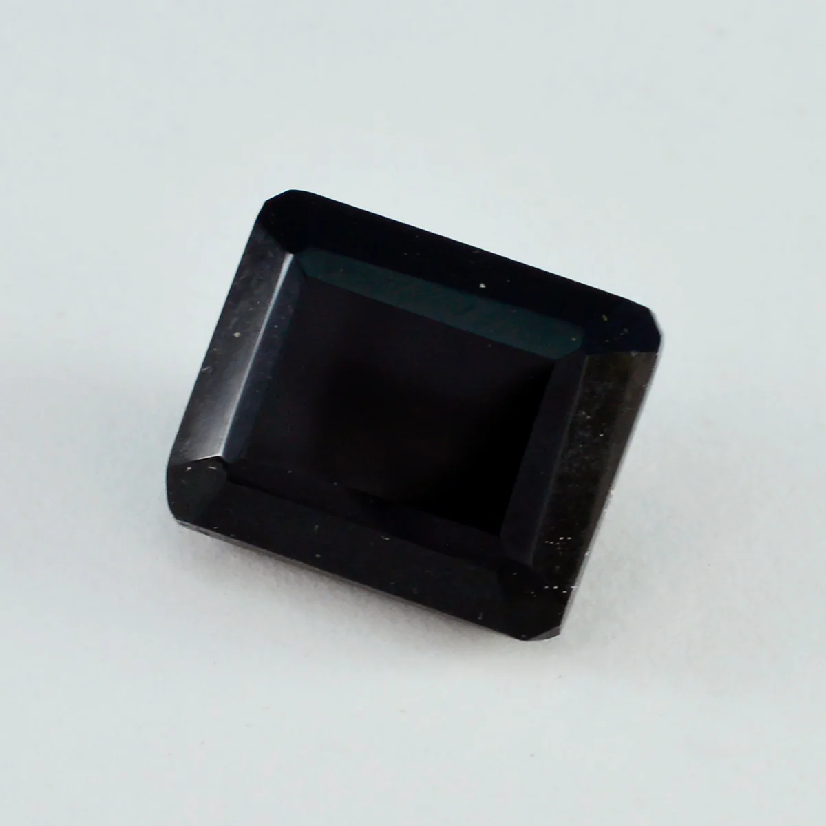 Black Onyx 1PC Chunky 15x20 MM Emerald Faceted Black High-Quality Semi Precious Loose Gemstones