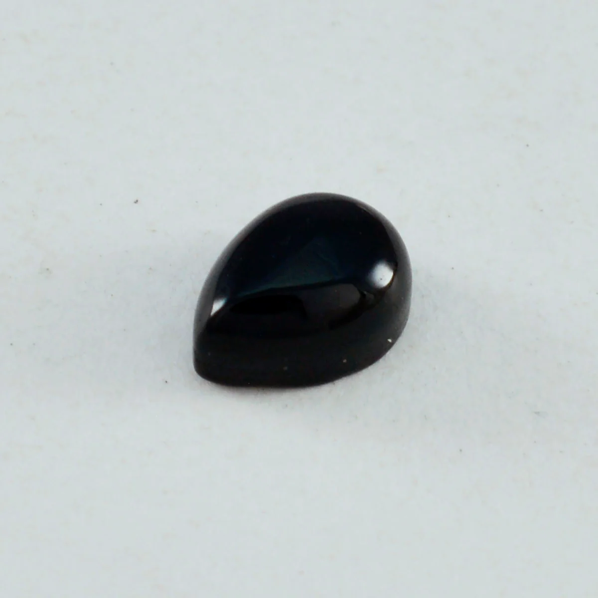 Black Onyx 1PC Tiny 5x7 MM Pear Cabochon Black Natural semi Precious Semi Precious Gemstone - Image 3