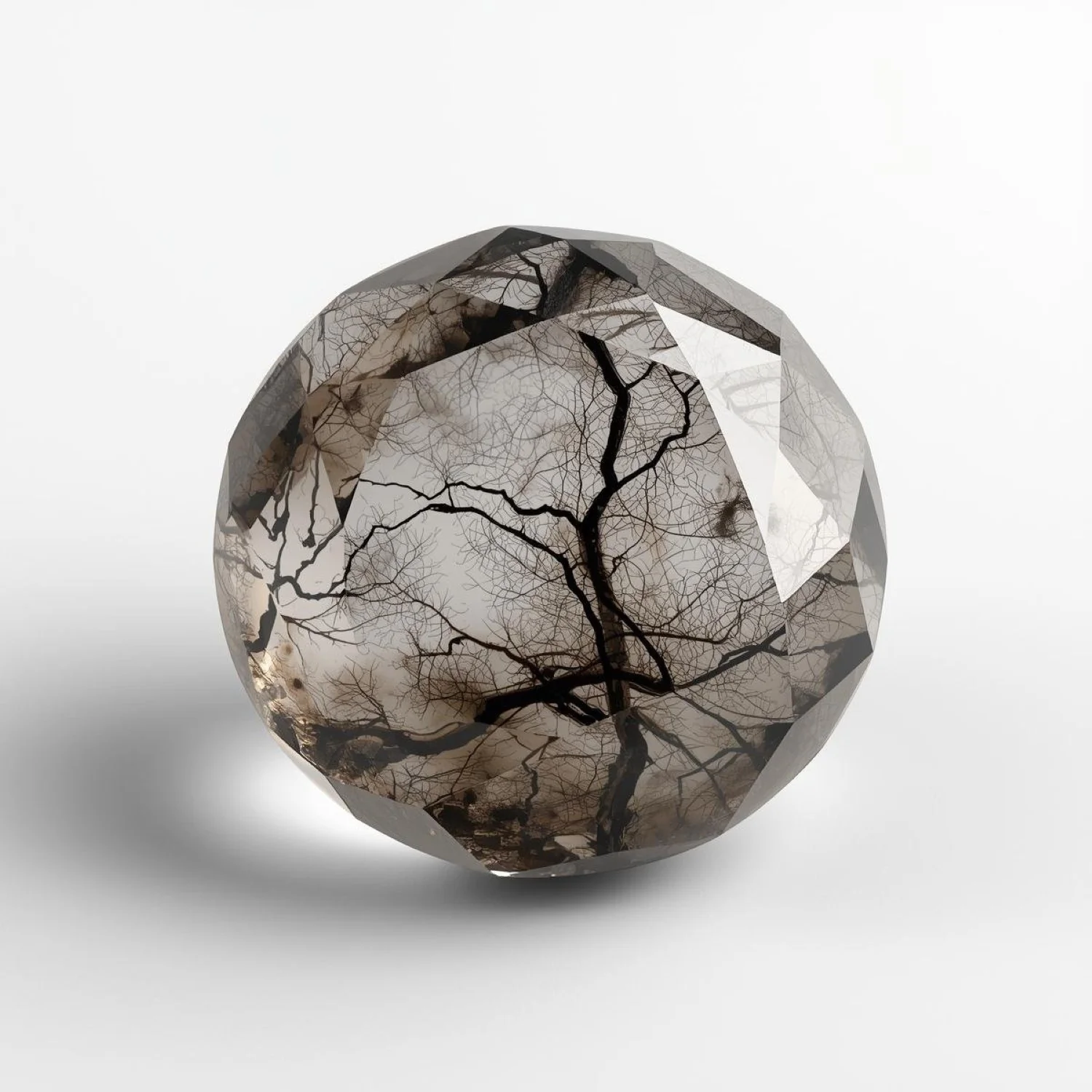 Black Rutile 1PC Small 7x7 MM Round Faceted Black Splendid Semi Precious Gems - Image 2