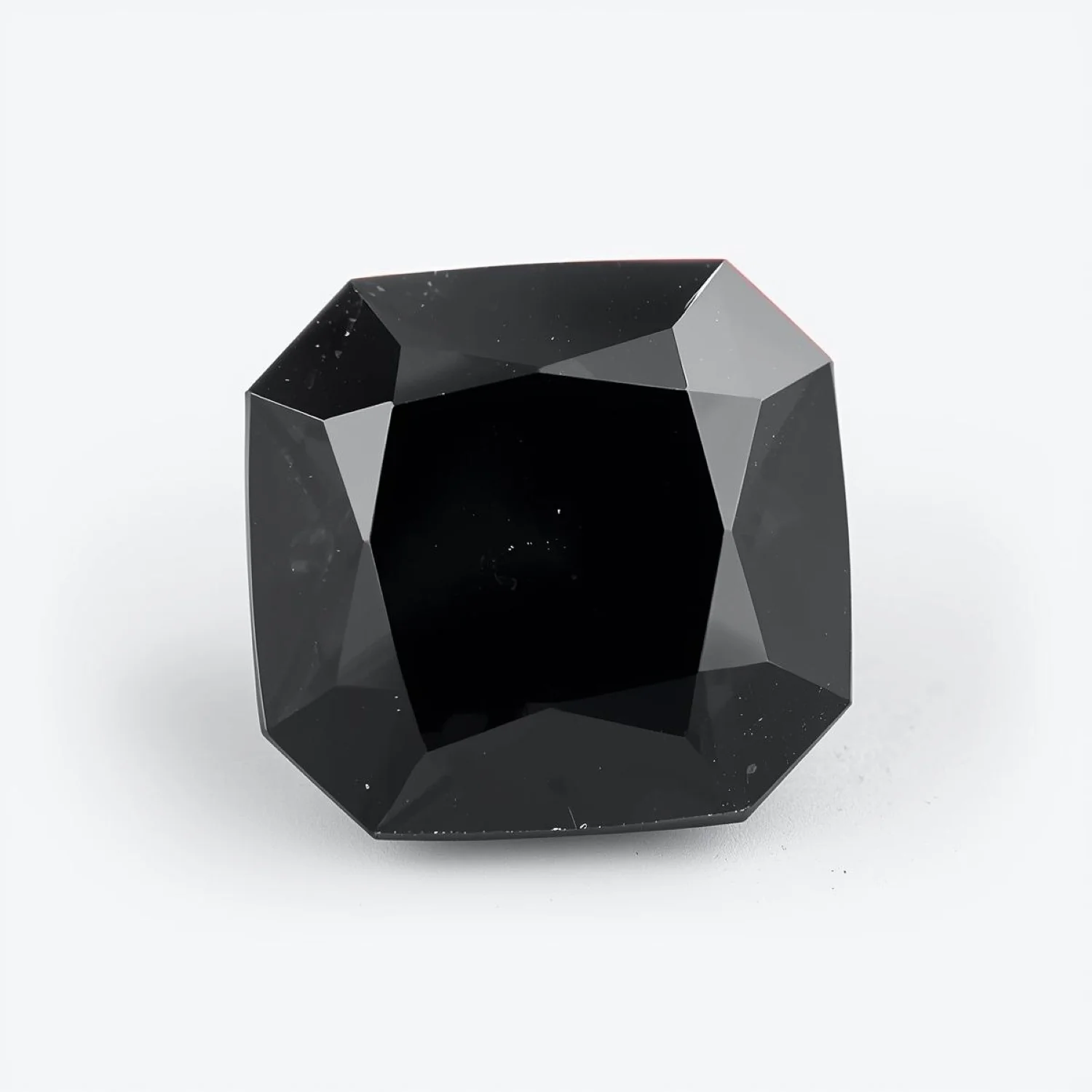 Black Spinel 1PC Large 11x11 MM Square Faceted Black Fine Semi Precious Loose Gemstone