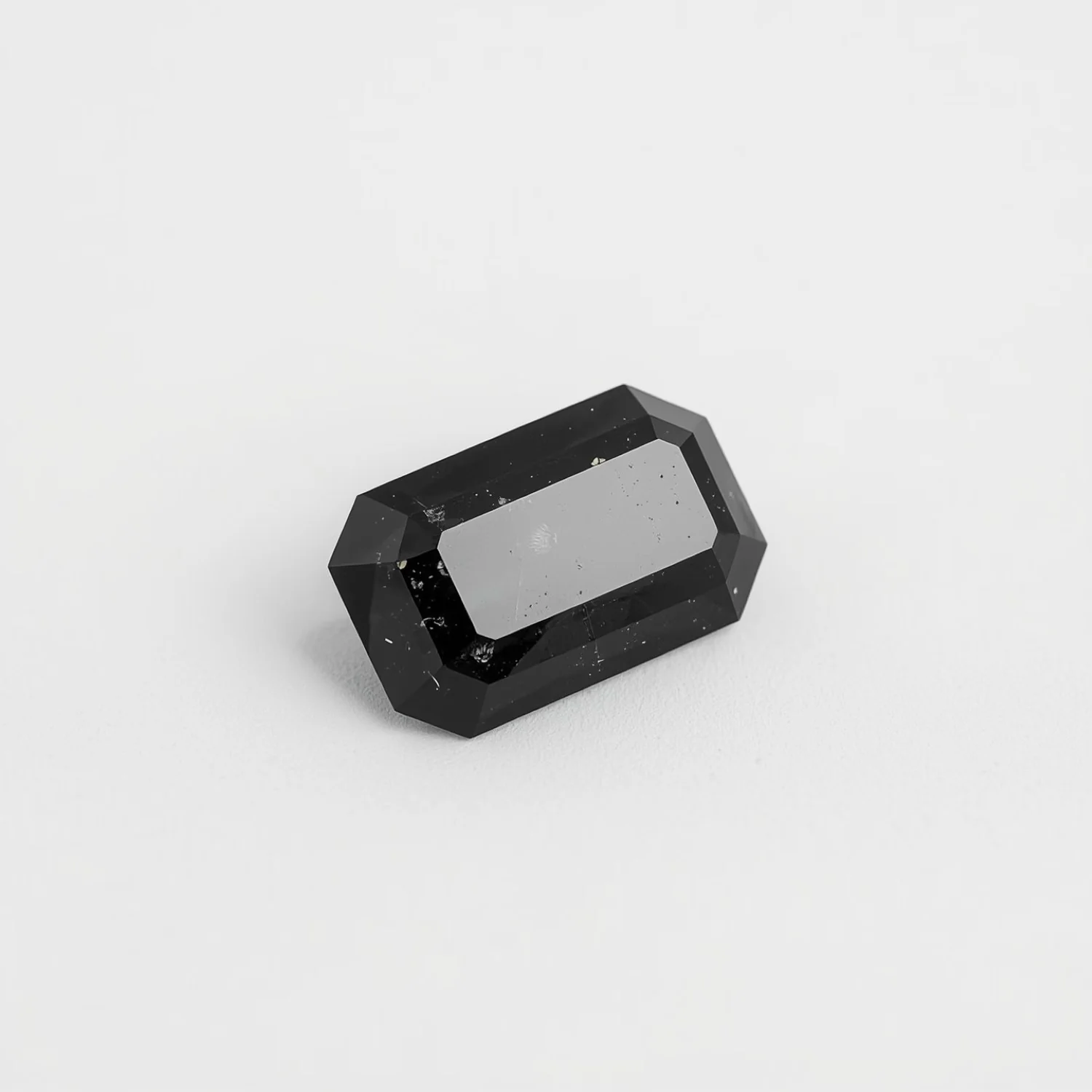 Black Spinel 1PC Small 6x12 MM Baguette Faceted Black Fine Semi Precious Loose Gemstone - Image 2