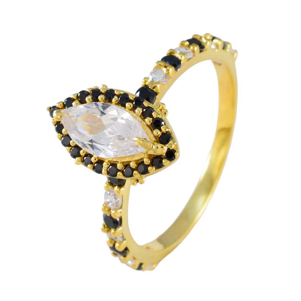 Blue Sapphire CZ Halo Korean 92.5 Silver Blue Gemstones Delicate Glamorous Ring Jewelry - Image 2