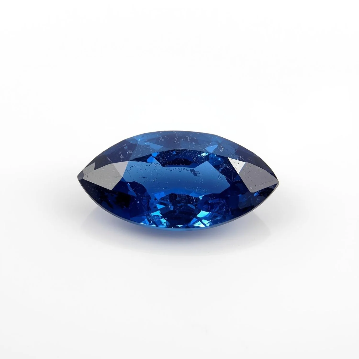 Blue Sapphire (GF) 10PC Tiny 2x4 MM Marquise Faceted Blue Brilliant Precious Loose Gems