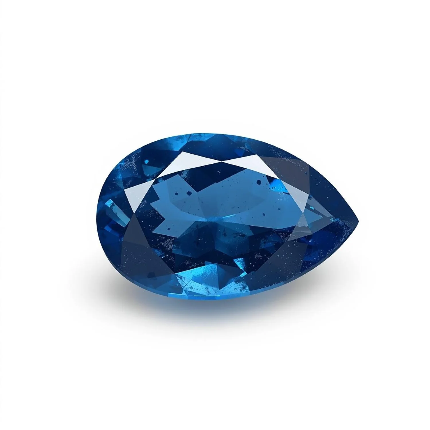 Blue Sapphire (GF) 1PC Large 8x12 MM Pear Faceted Blue Superior Precious Gems
