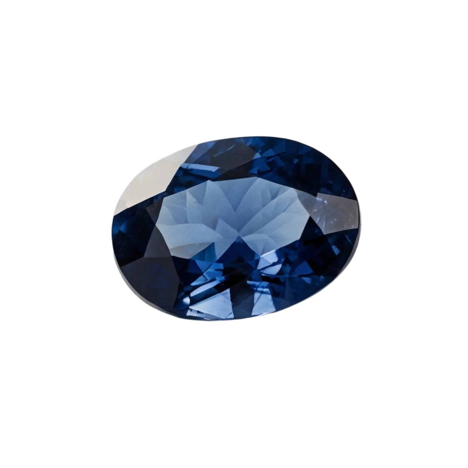 Blue Sapphire (GF) 1PC Large 9x11 MM Oval Faceted Blue Brilliant Precious Loose Gems - Image 2